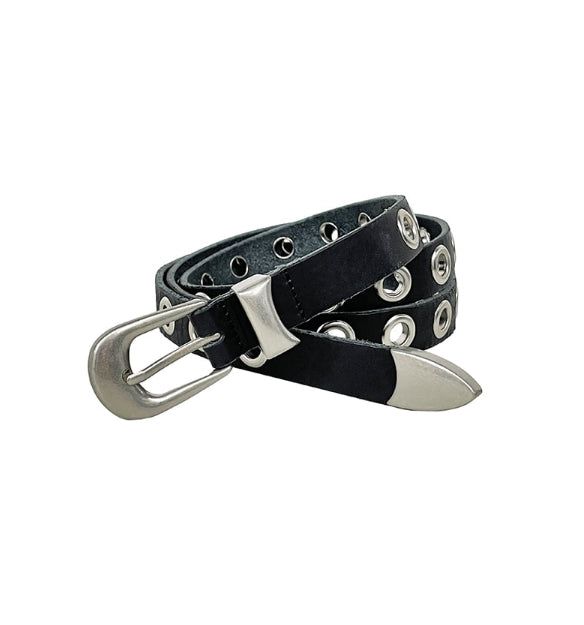 ULAN（ユレン）の「Eyelet Western Real Leather Belt（Fashion Accessories）」