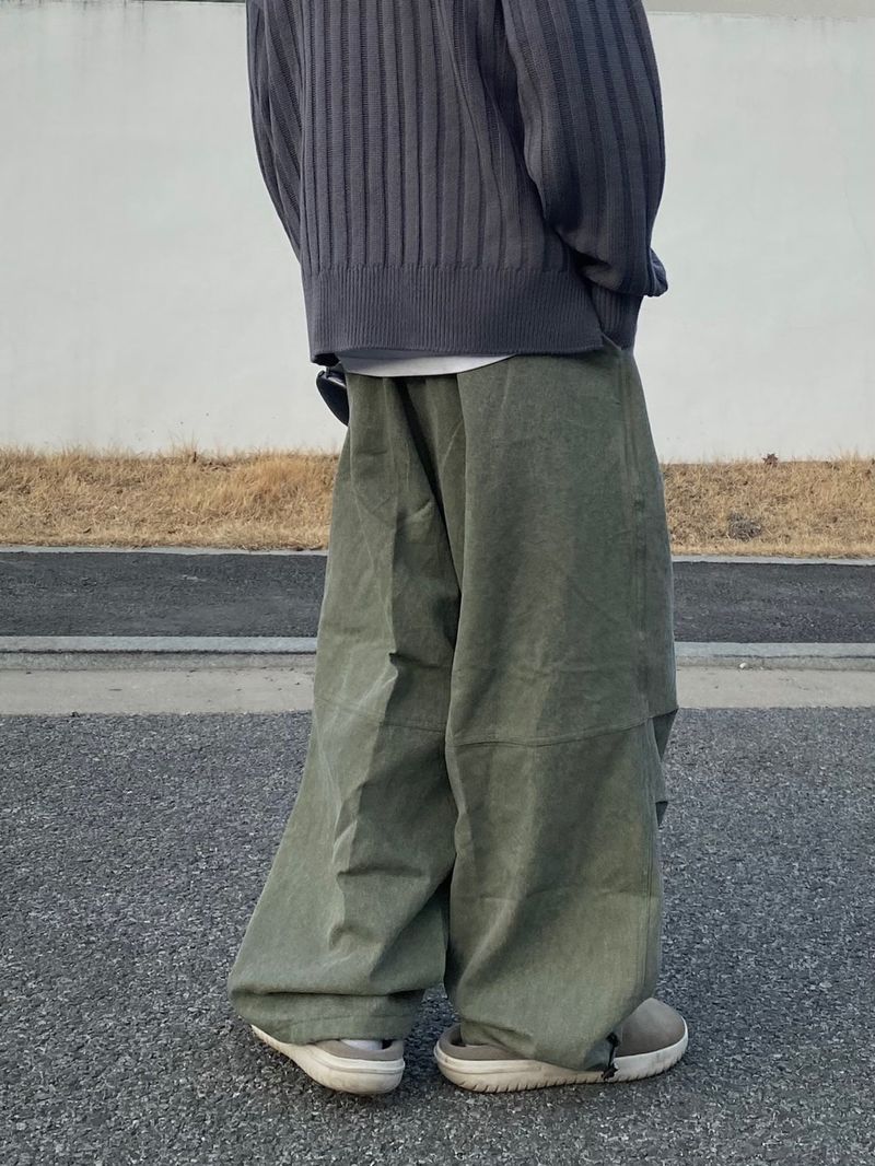 Pigment Wash Balloon Pants 3C
