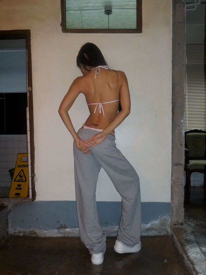 [Made] Baby sweatpants (grey)