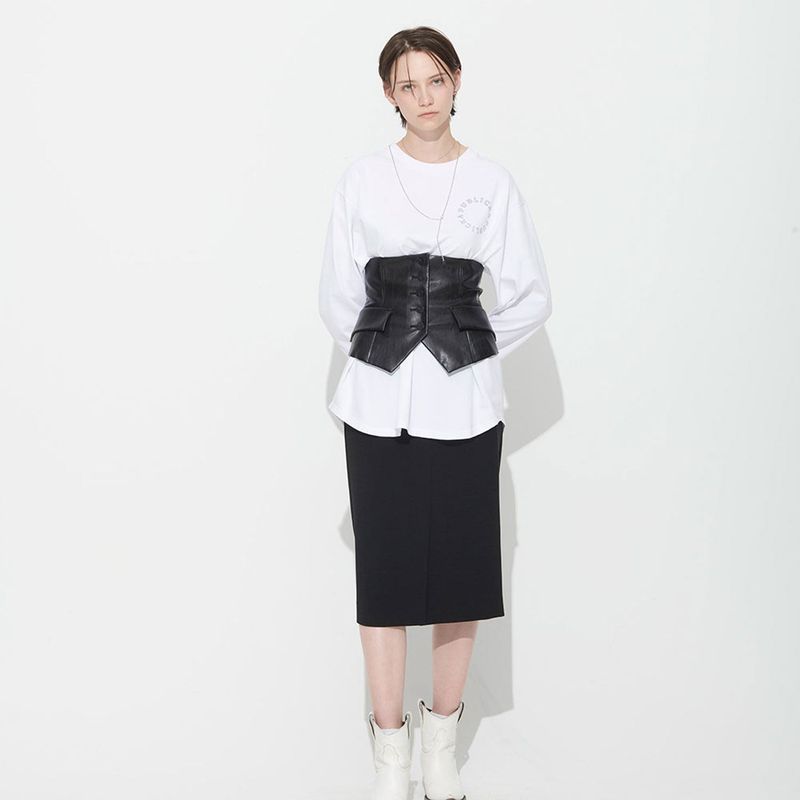 PUBLICKA X(パブリカエックス)の「 FRED BUSTIER, BLACK(Tops)」