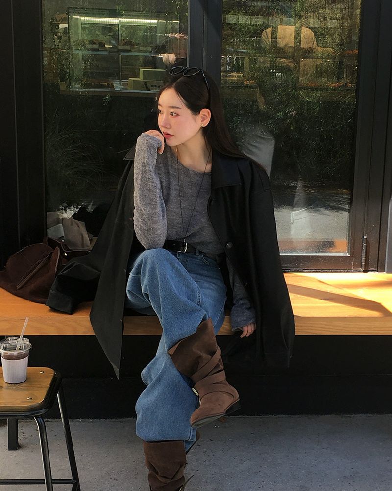 [ORIGINAL] Loose Straight Denim Pants