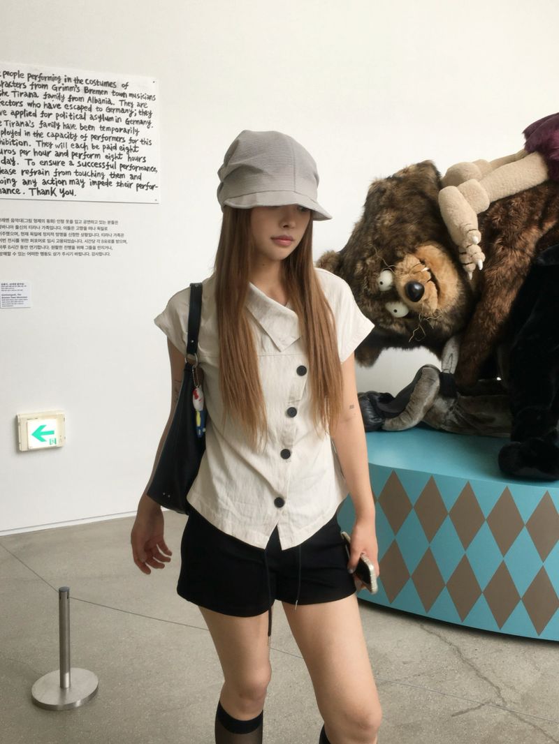 High China Button Blouse