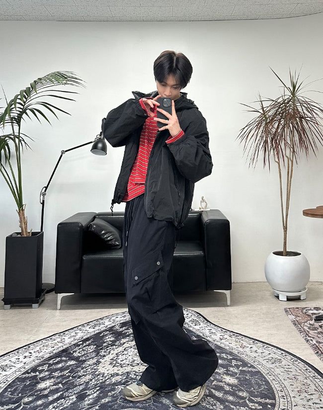 Kaneb Diagonal Cargo Banding Pants