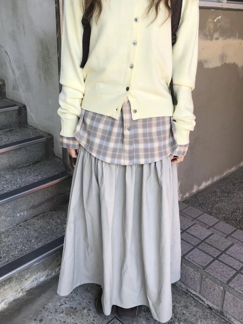 hina daily check shirts