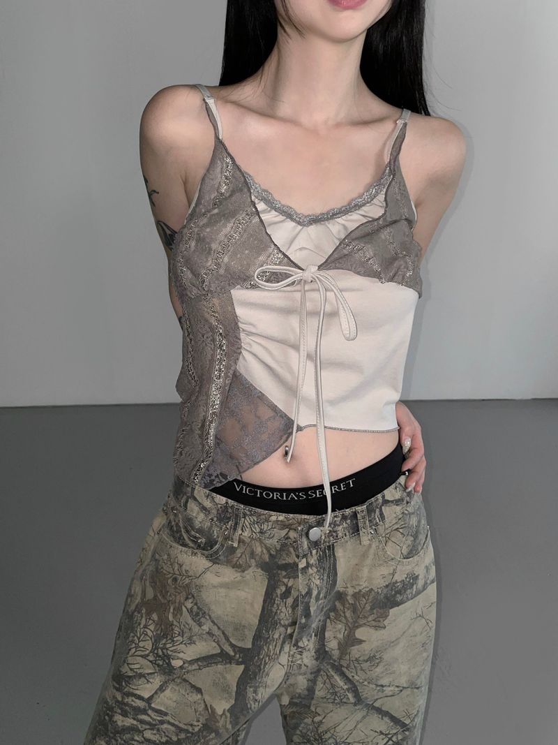 lud double lace top(3color)