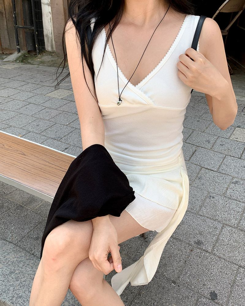 Heitu lace sleeveless
