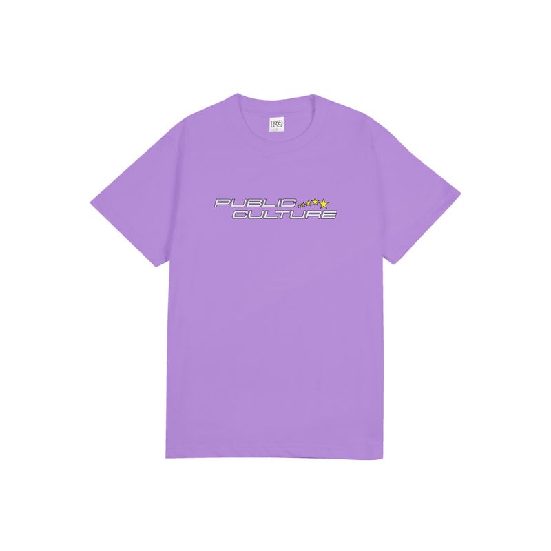 Public Culture（パブリックカルチャー）の「Stars Tee - Purple（Tops）」