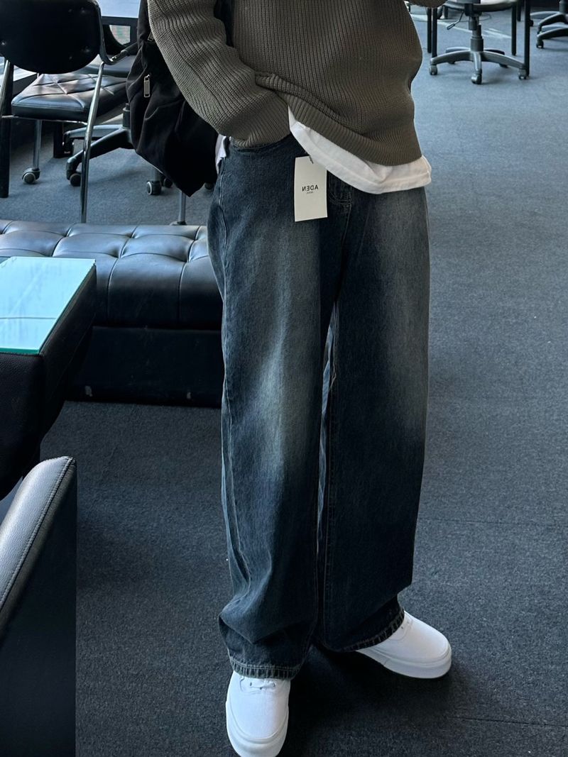 NEVERDOWHY（ネバードゥワイ）の「DROW DARK BLUE DENIM PANTS(ONE COLOR)（Pants）」