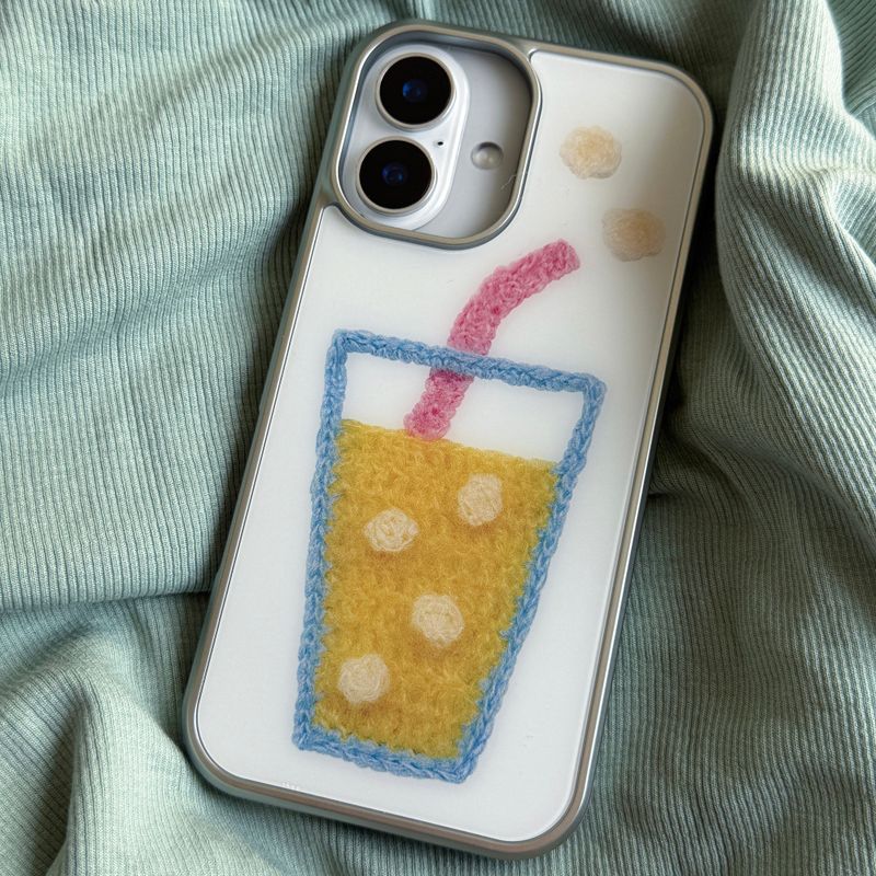 MOHAIRADE GLASS BUMPER CASE _ YELLOW