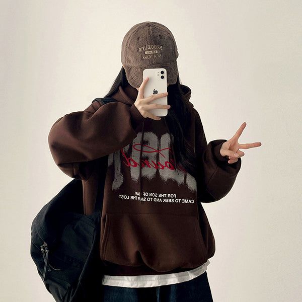 Noah Brooklyn Lettering Embroidery Fur Ball Cap 