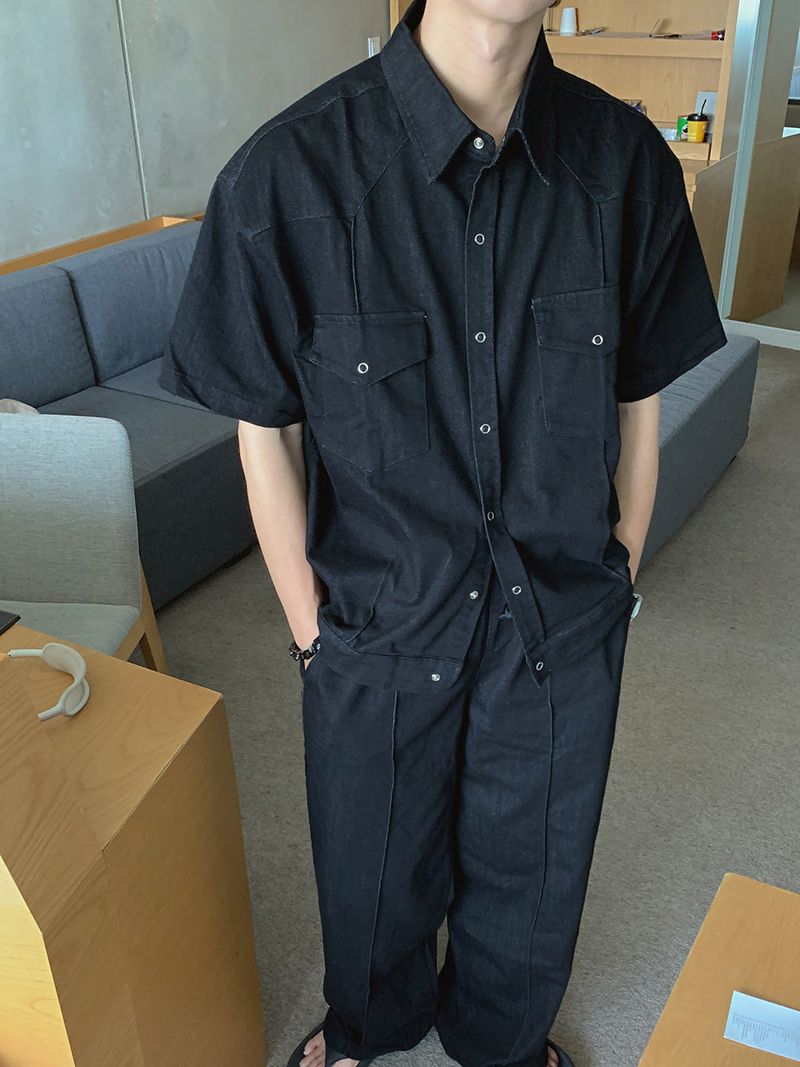 ASCLO Western Denim Set Up (2color)