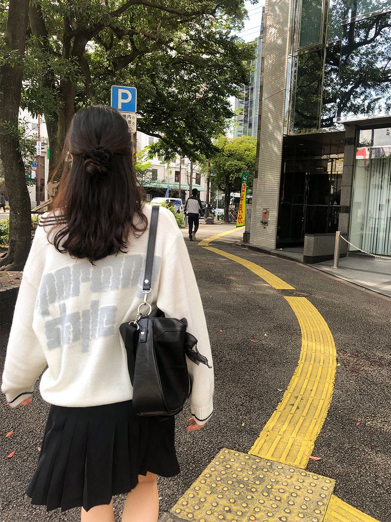 Bustier ribbon bag_black