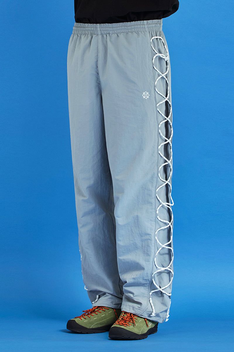 STRING NYLON PANTS / GREY