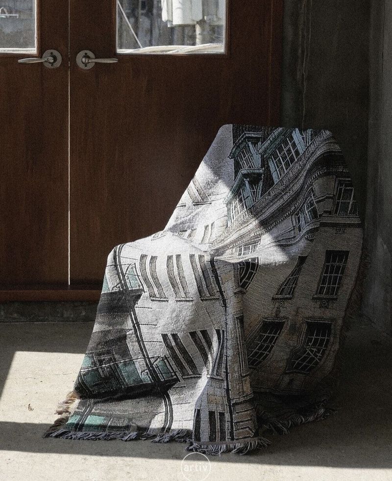 Tapestry woven blanket WB02