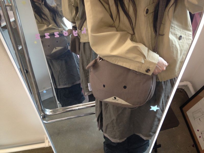 mini-hamster Shoulder Crossbag(brown)