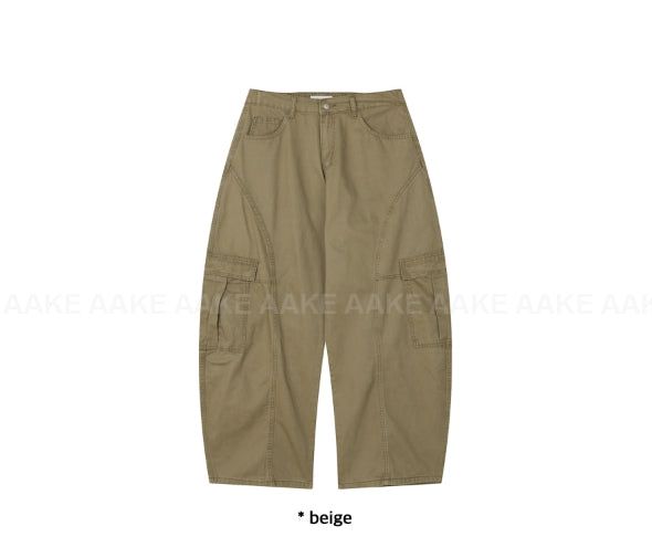 CURVE LINE CARGO PANTS