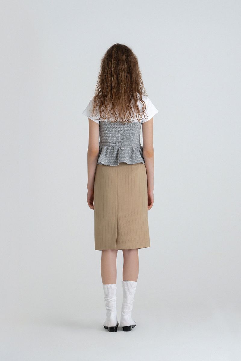 Twinkle tweed top_silver