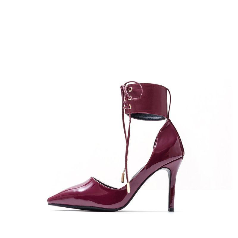 SSIMEEZ（シミズ）の「Ankle Point Stiletto Heel(Burgundy)（Shoes）」