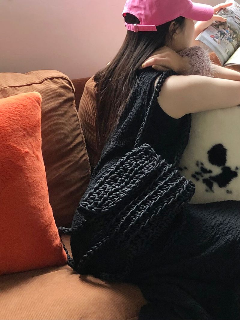 chunky backpack (black)