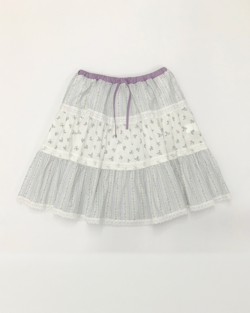 DUGGY(ダギー)の「YWD COLOR-BLOCK FLORAL SKIRT (2color)(Skirts)」