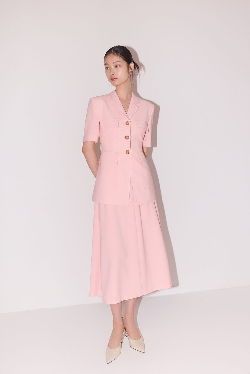 NO.24 JACKET - PINK BEIGE