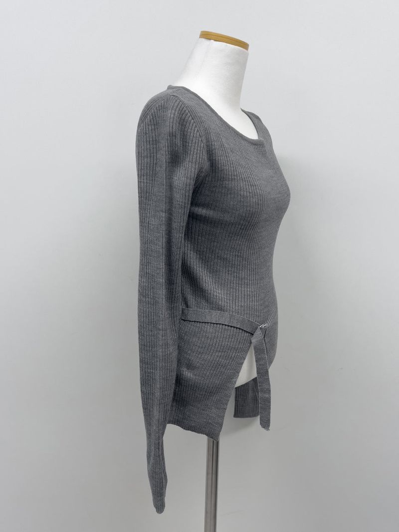 Ray Buckle Wrap Knit
