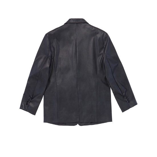 Kates leather over blazer