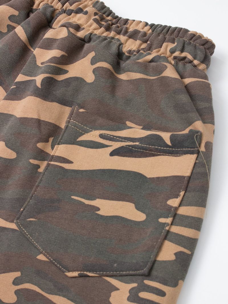 Camo plage bermuda sweat pants 2C