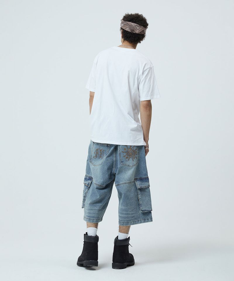 BERMUDA CARGO DENIM SHORT