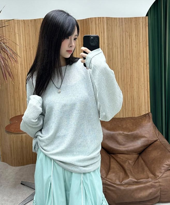 SATIIIZ（サティーズ）の「Teel see-through T-shirt（Tops）」