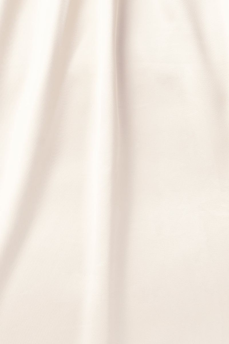 Satin midi skirt_ivory