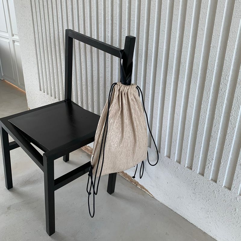 Wave string bag - IVORY