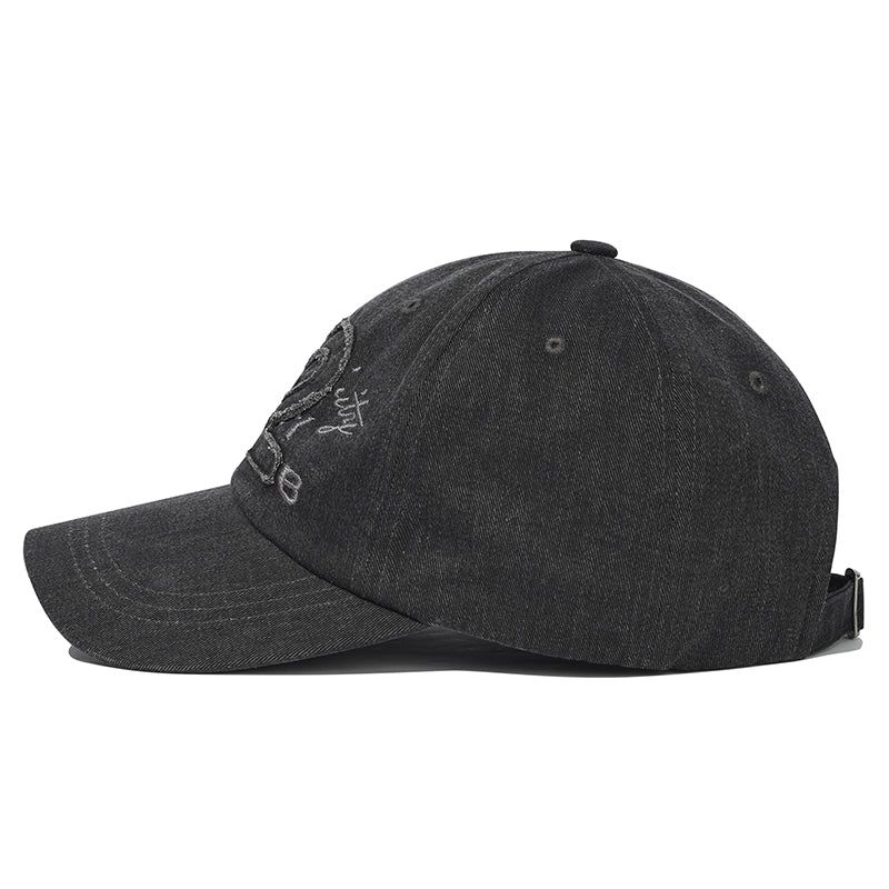 72 APPLIQUE BALL CAP [CHARCOAL]