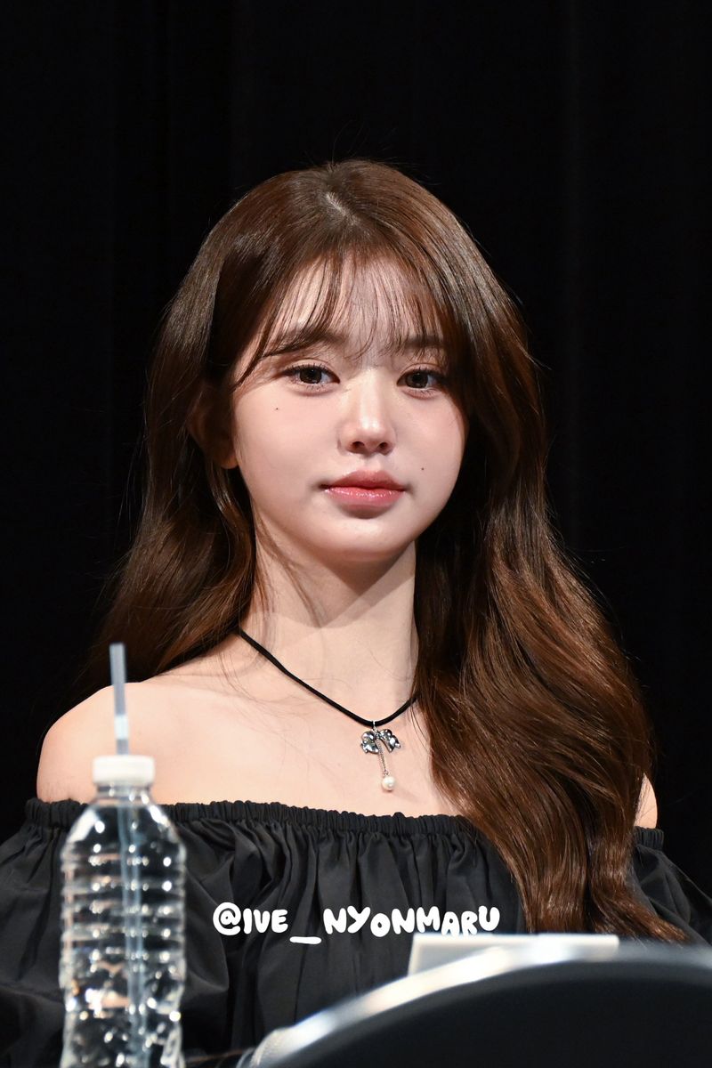 [IVE Wonyoung Necklace] Romantic bow and pearl drop choker - Silver Color