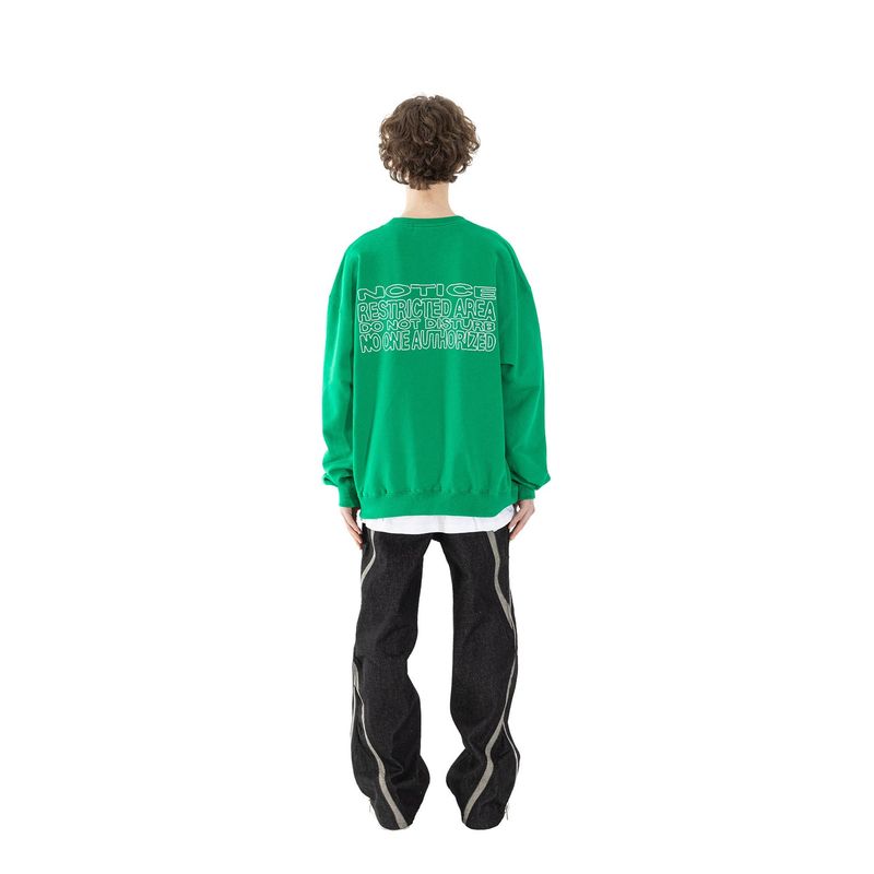 RESTRICTED AREA SWEAT SHIRTS MSHCR002-GR