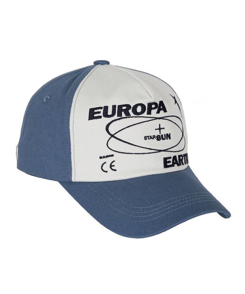 Europa 5 Panel Cap Blue