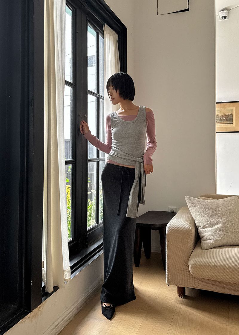 LOW FLOW LONG SKIRT
