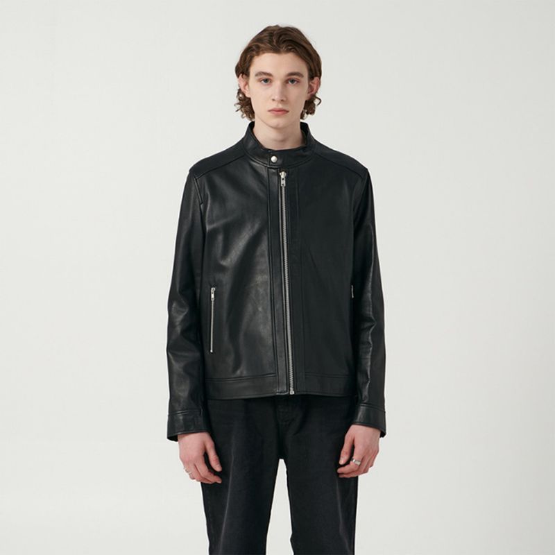SPERONE(スペロネ)の「LAMBSKIN CHINA COLLAR JACKET()」