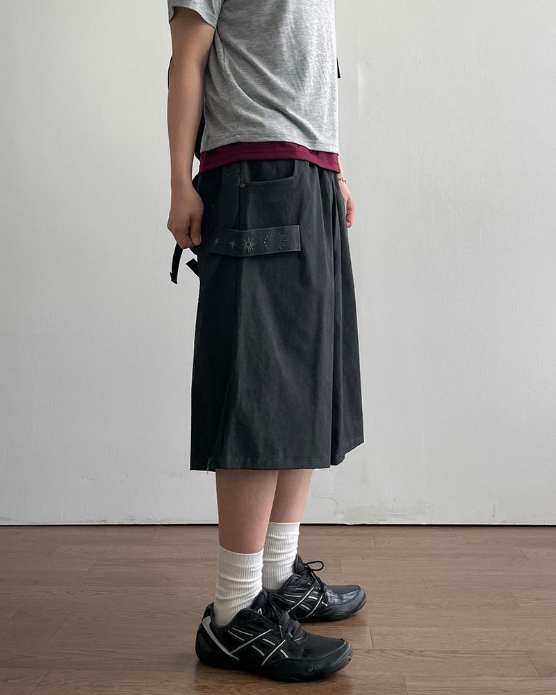 Solty Strap Bermuda Pants