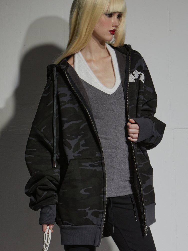 3X HOOD ZIP-UP