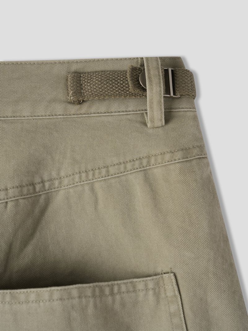 Arthur pin curved pants