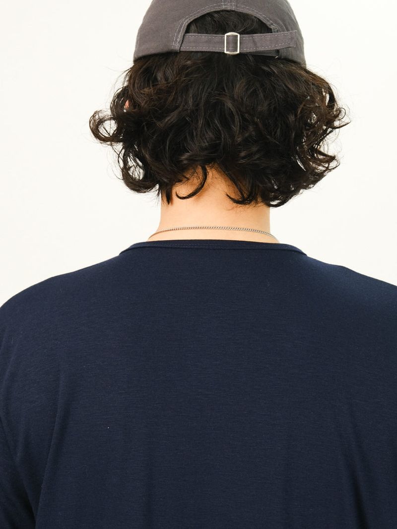 ROR Henry Neck Layered Crop T-shirt
