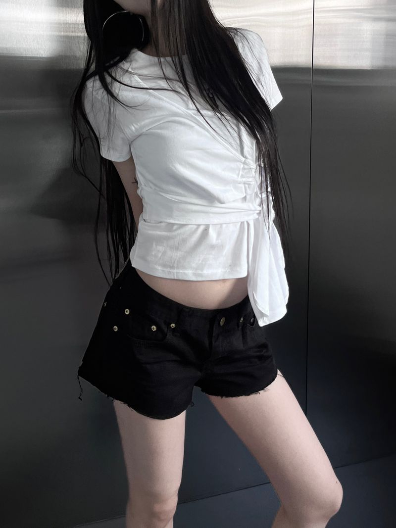 layered twist wrap strap T (2color)