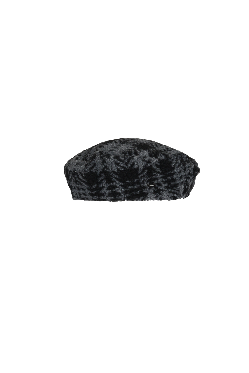 Tartan Fuzz Beret