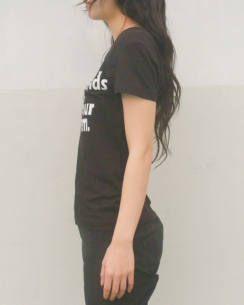 RUDE Half Sleeve T-shirt (BLACK)