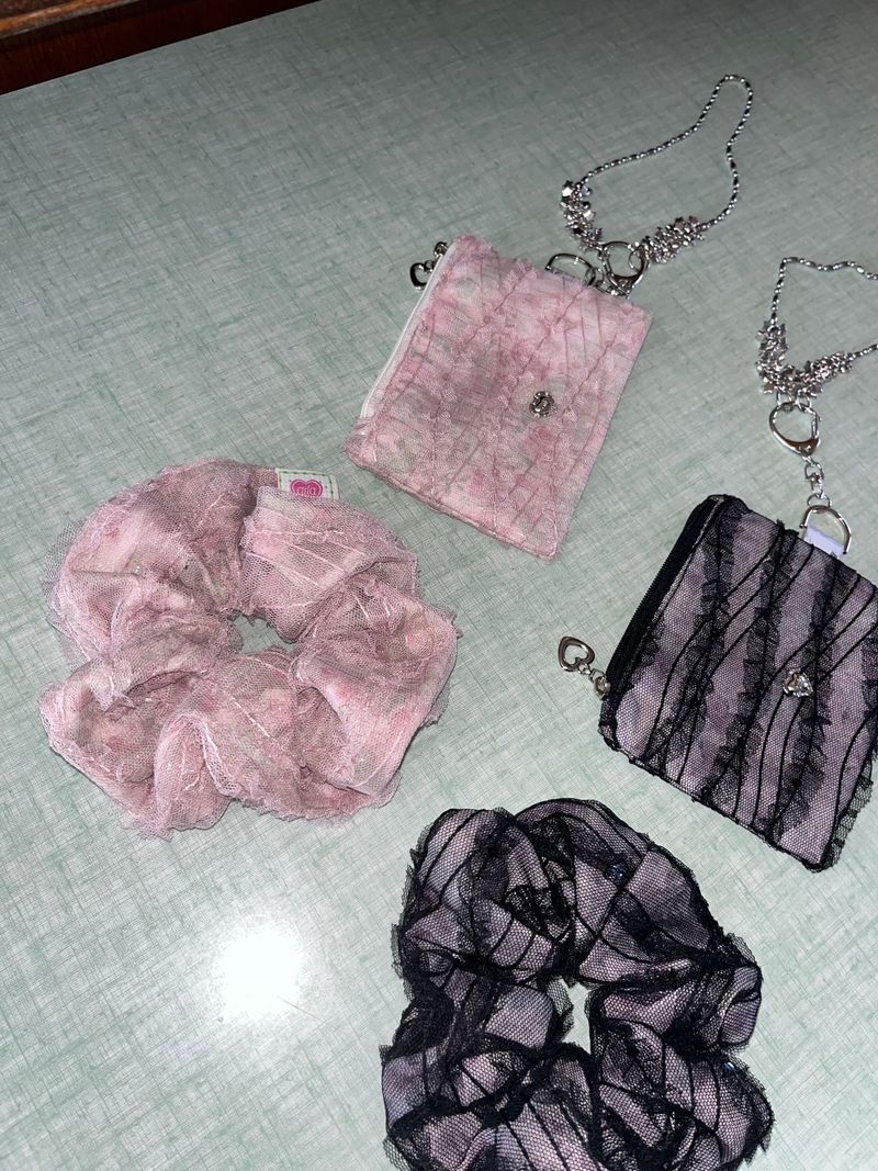 Drowned in Secrets Scrunchie Ver.2 (Foggy Pink)