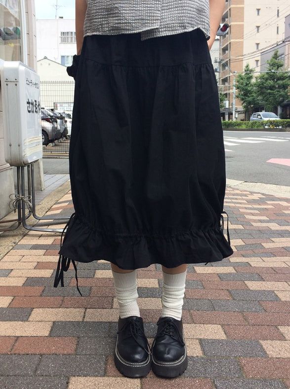 anyonemore（エニーワンモアー）の「アイセオ ストラップ フレア バンディング ロング スカート（スカート）」