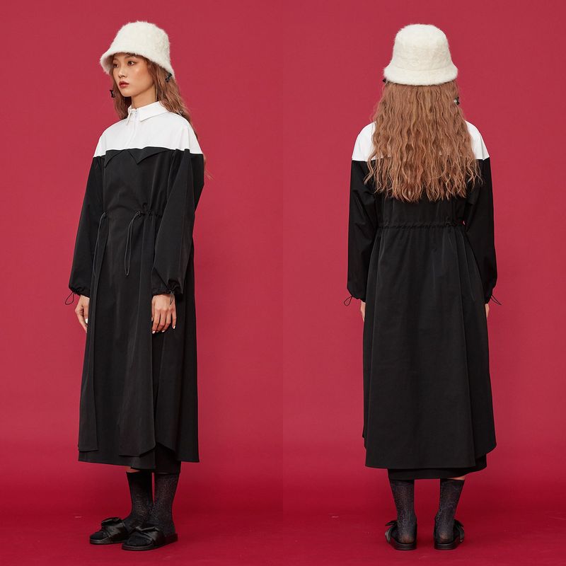 Trench One-piece [Black]