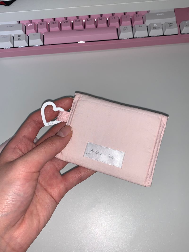 coquette ribbon card wallet