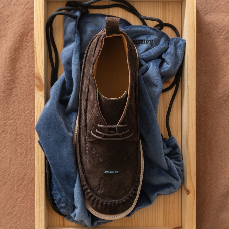 Bison moc boot / Dark brown